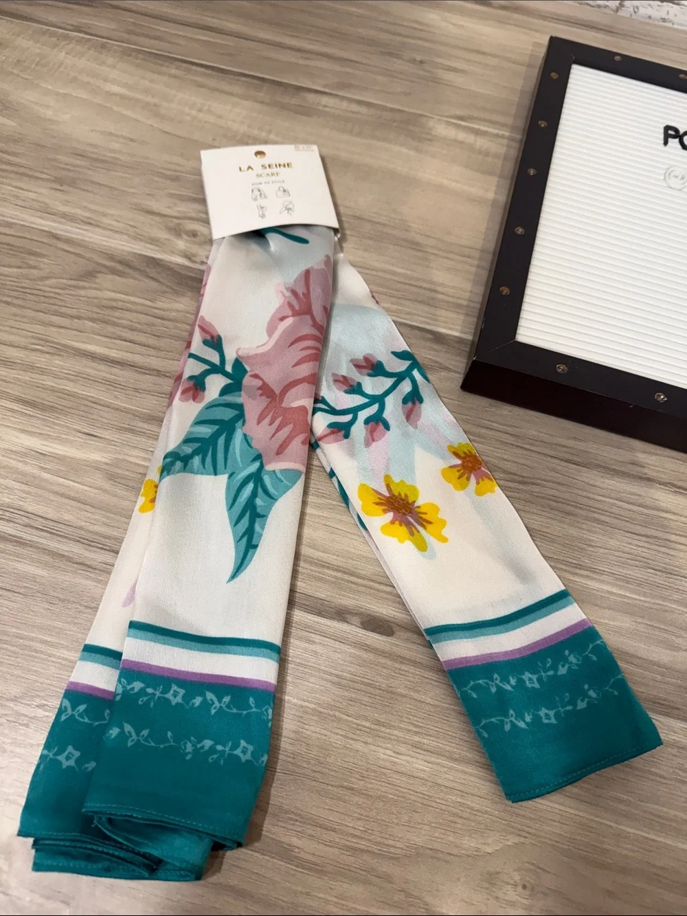 LA SEINE Floral Scarf Bandeau